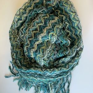 Missoni Scarf - Teal Green